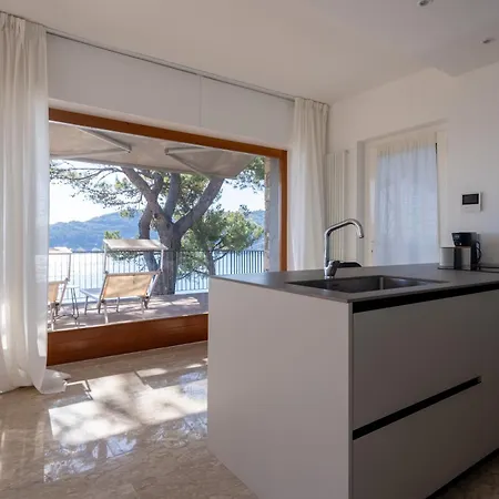 Apartment Exclusive Designer Facing Palmaria Island Spacious Scenic Terrace Bright Modern Interiors Fully Equipped Kitchen Air Conditioning Private Parking Up To 6 Guests